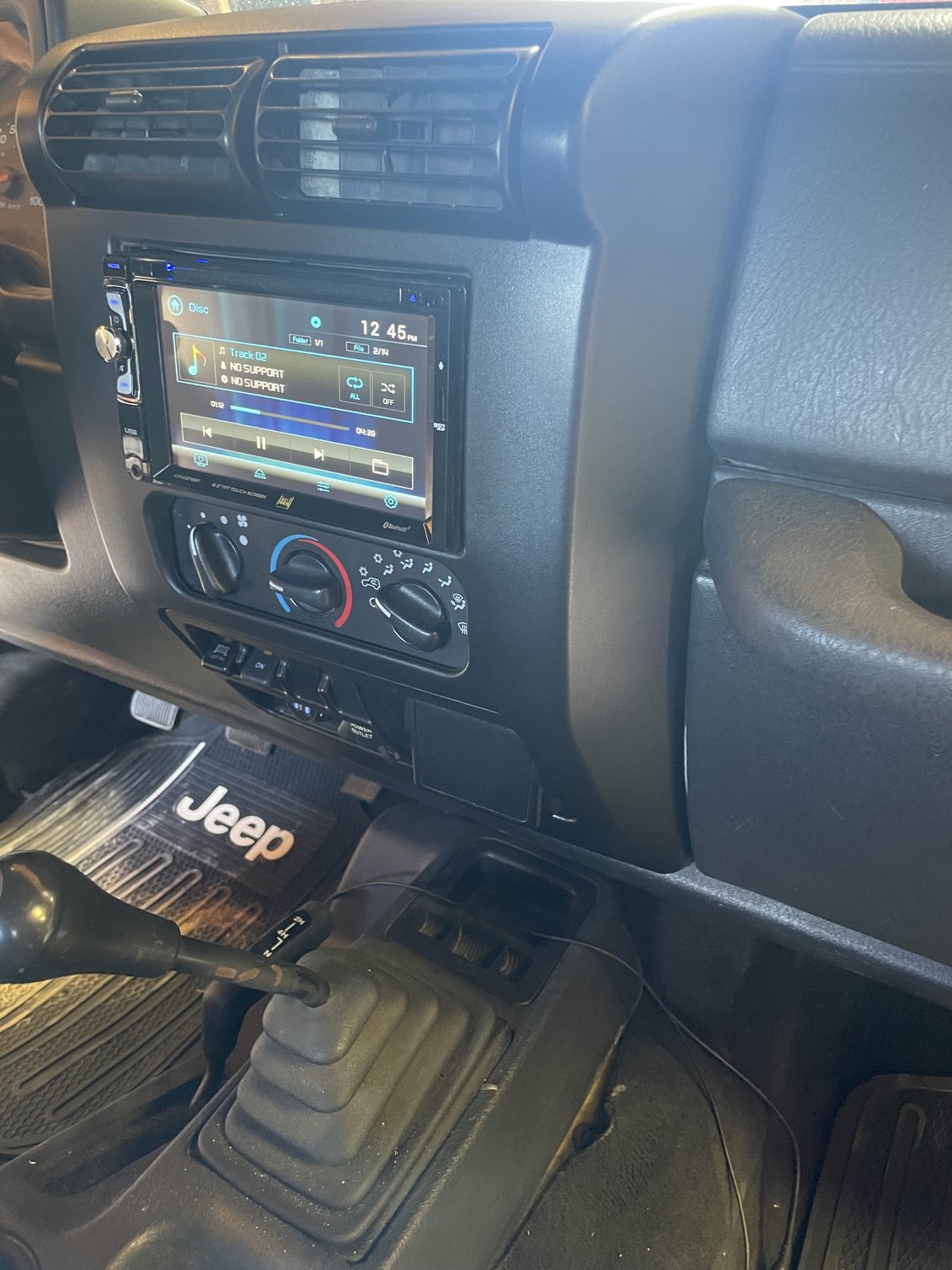 2001 jeep wrangler double store din dash kit